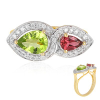 Anillo en plata con Peridoto