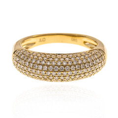 Anillo en oro con Diamante limpio a lupa F (LUCENT DIAMONDS)