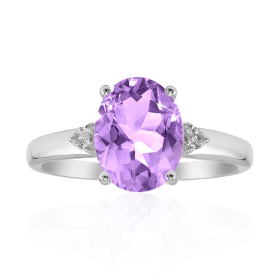 Anillo en plata con Amatista Rosa de Francia