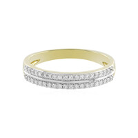 Anillo en oro con Diamante limpio a lupa F (LUCENT DIAMONDS)