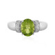 Anillo en plata con Peridoto