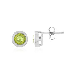 Pendientes en plata con Peridoto de Arizona