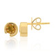 Pendientes en oro con Zircón amarillo Kings Plains