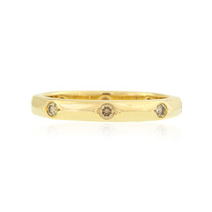 Anillo en oro con Diamante champán Argyle SI2 (de Melo)