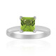 Anillo en plata con Peridoto de Birmania