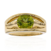 Anillo en plata con Peridoto