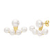 Pendientes en plata con Perla blanca Freshwater