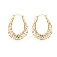 Pendientes en oro con Diamante PK (H)