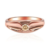 Anillo en oro con Diamante rosa de Francia de Argyle SI1