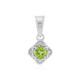 Colgante en plata con Peridoto