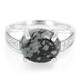 Anillo en plata con Obsidiana Copo de Nieve