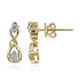 Pendientes en oro con Diamante SI1 (G) (Annette)