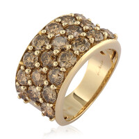 Anillo en oro con Diamante champán I2 (de Melo)