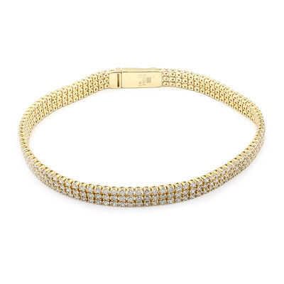 Brazalete en oro con Diamante I1 (H)  (CIRARI)