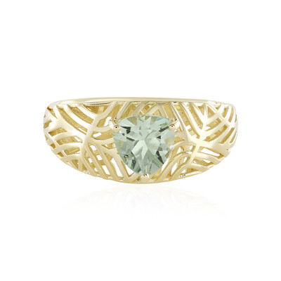 Anillo en oro con Amatista verde (Ornaments by de Melo)