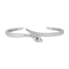 Brazalete en plata con Topacio blanco