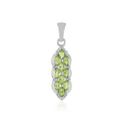 Colgante en plata con Peridoto de Arizona