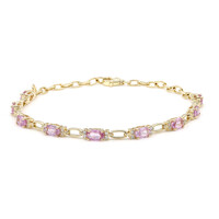 Brazalete en oro con Zafiro rosado (CIRARI)