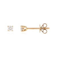 Pendientes en oro con Diamante I1 (H)  (CIRARI)