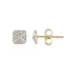 Pendientes en plata con Diamante I2 (I)