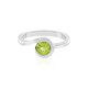 Anillo en plata con Peridoto de Arizona