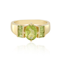 Anillo en plata con Peridoto