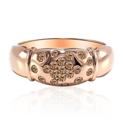 Anillo en oro con Diamante rosa de Francia de Argyle SI1