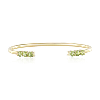 Brazalete en plata con Peridoto