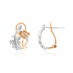 Pendientes en oro con Diamante I1 (H)  (Smithsonian)