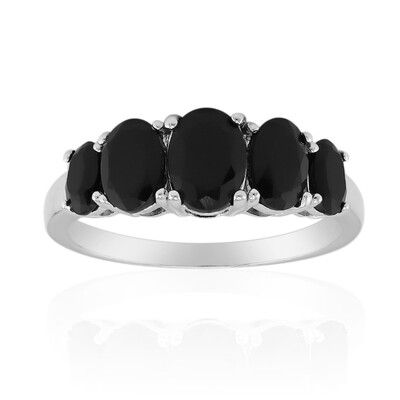 Anillo en plata con Ónix negro