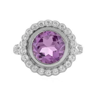 Anillo en plata con Amatista Rosa de Francia