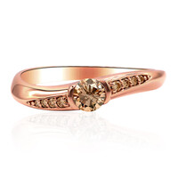 Anillo en oro con Diamante rosa de Francia de Argyle SI1