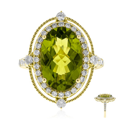 Anillo en oro con Peridoto (AMAYANI)