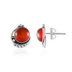 Pendientes en plata con Ónix rojo (Desert Chic)