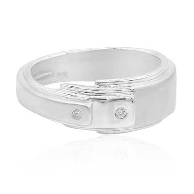 Anillo en plata con Diamante I1 (G) (Annette)