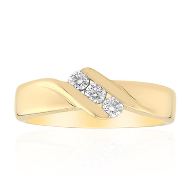 Anillo en oro con Diamante IF (D) (Annette)