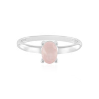 Anillo en plata con Cuarzo rosa