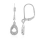 Pendientes en plata con Diamante SI1 (G) (Annette)