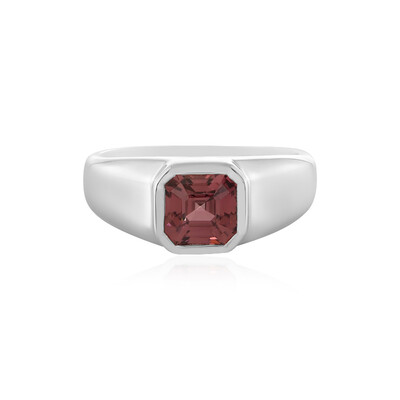 Anillo en plata con Zircón rosado