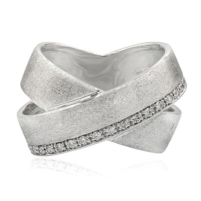 Anillo en plata con Diamante I1 (G) (Annette)