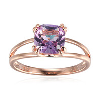 Anillo en plata con Amatista Rosa de Francia