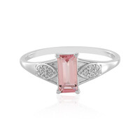 Anillo en plata con Turmalina rosa