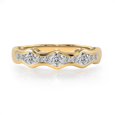 Anillo en oro con Diamante IF (D) (Annette)