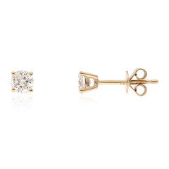 Pendientes en oro con Diamante I1 (H)  (CIRARI)