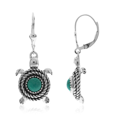 Pendientes en plata con Turquesa (Desert Chic)