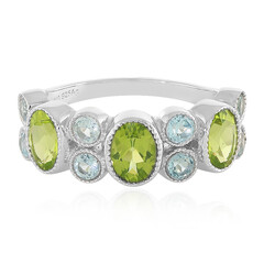 Anillo en plata con Peridoto