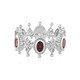 Anillo en plata con Granate de la India (Dallas Prince Designs)