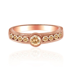 Anillo en oro con Diamante rosa de Francia de Argyle SI1