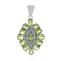 Colgante en plata con Peridoto