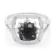 Anillo en plata con Obsidiana Copo de Nieve